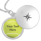 Personalised Tennis Pendant & Chain