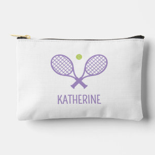 Personalised Tennis Player Custom Name Tennis Accessory Pouch