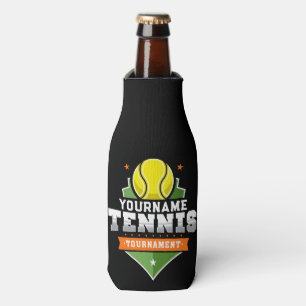 Personalised Tennis Player NAME Varsity Tournament Bottle Cooler