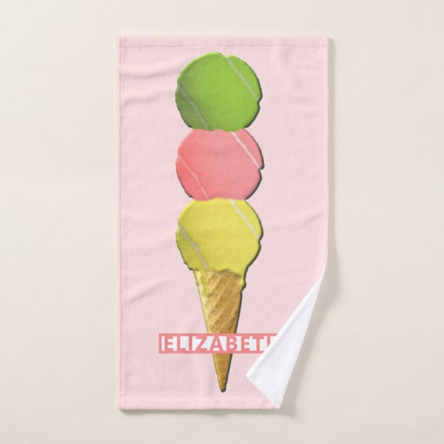 Personalised Tennis Sports Hand Towel (Hand Towel)