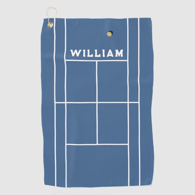 Personalised Tennis Sports Towel (Front)
