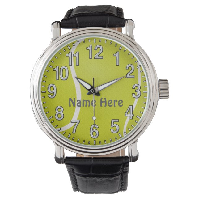 Personalised Tennis watches for Men (Front)