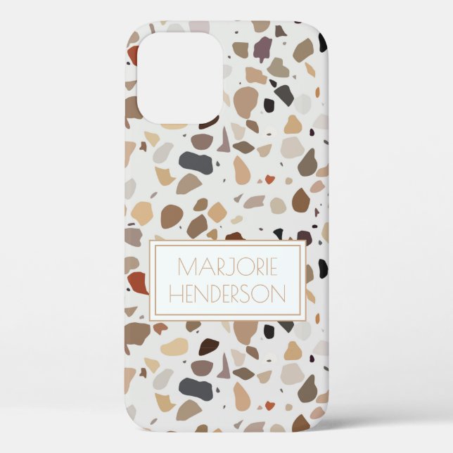 Personalised Terrazzo  Case-Mate iPhone Case (Back)