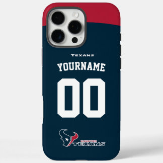 Personalised Texans Jersey American Football iPhone 16 Pro Max Case