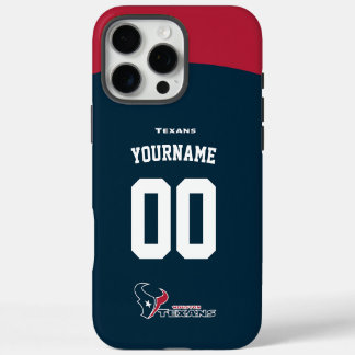 Personalised Texans Jersey American Football iPhone 16 Pro Max Case