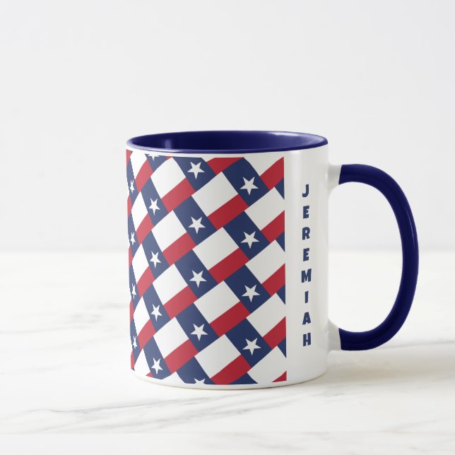 Personalised TEXAS FLAG Mug (Right)