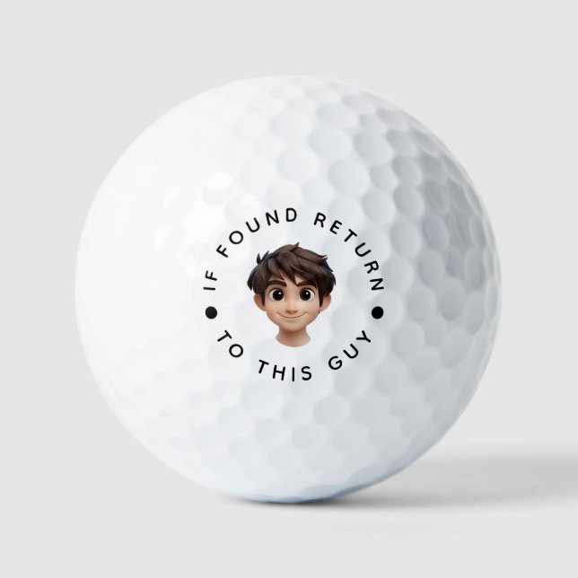 Personalised Text and Name  Golf Balls (Front)