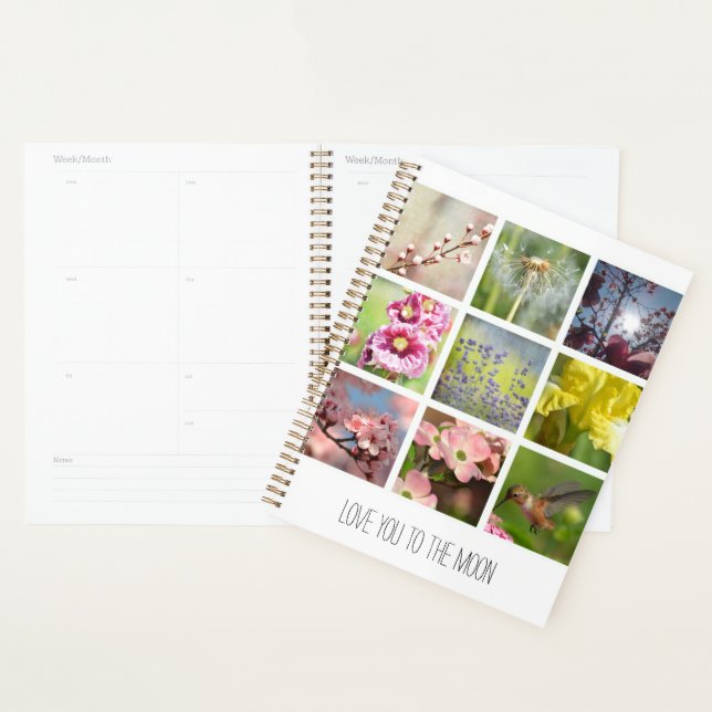 Personalised Text and Photo Collage Planner (Display)