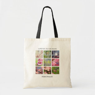 Personalised Text and Photo Collage Tote Bag