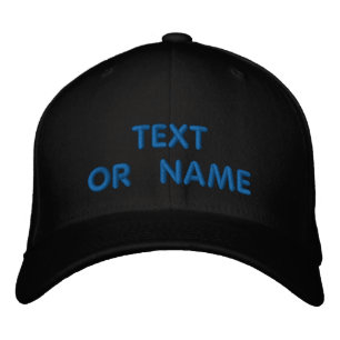Personalised Text Colours Embroidered Baseball Cap