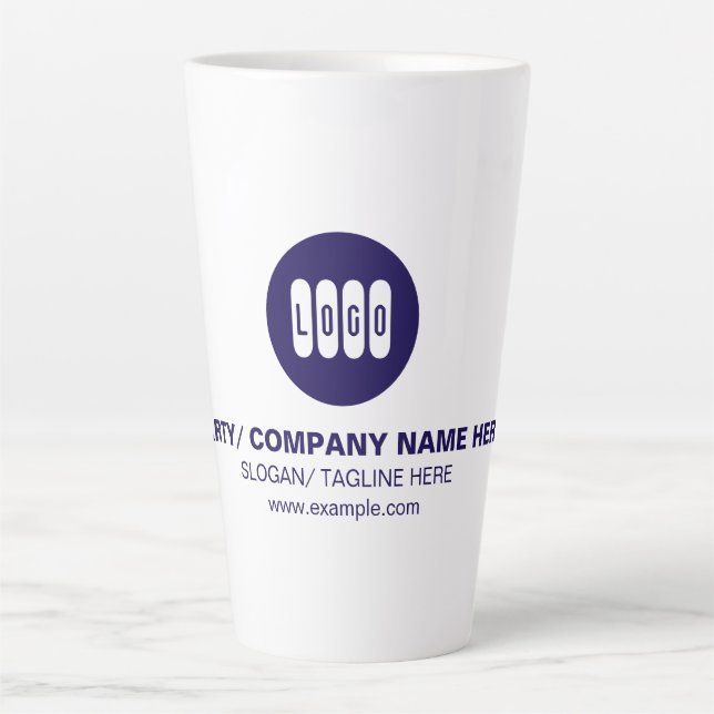 Personalised Text or Design Latte Mug (Front)