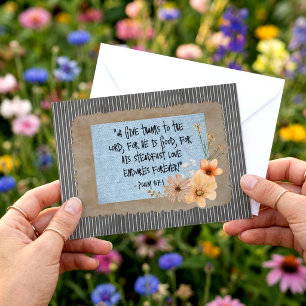 Personalised Text Print Custom Bible Verse Card