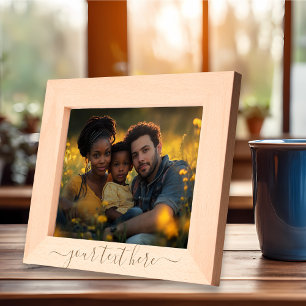 Personalised Text Script Etched Frames