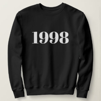 Personalised Text Simple Modern Minimal Your Year Sweatshirt