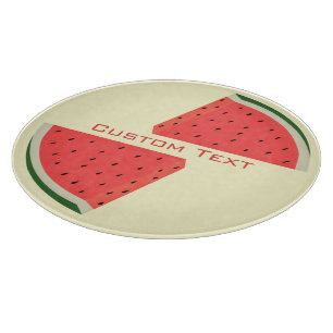 Personalised Text Watermelon Cutting Board
