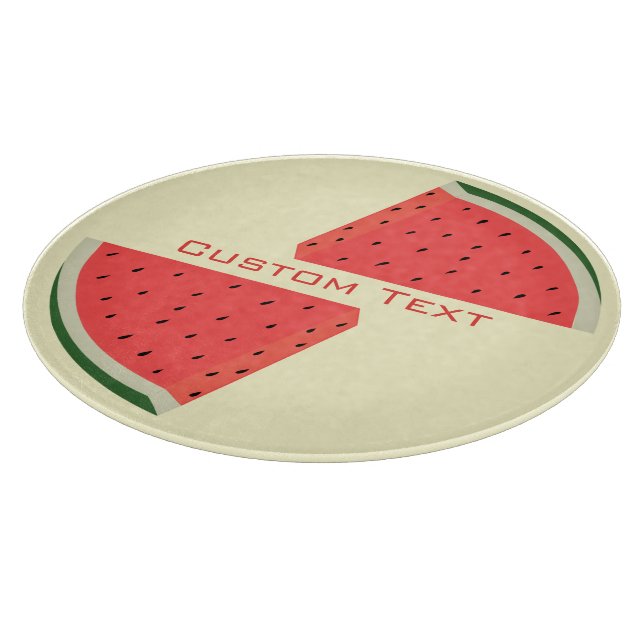 Personalised Text Watermelon Cutting Board (Corner)