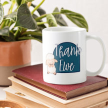 Personalised |Thank Ewe| Service Mug