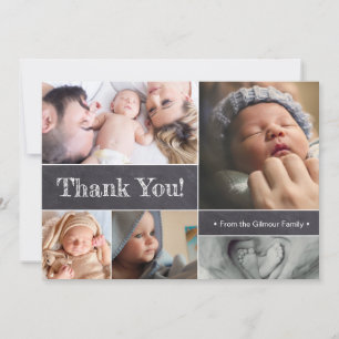 Personalised Thank You Baby Birth announcement