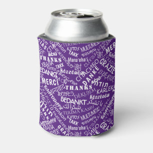Personalised Thank You Can Cooler Gift Your Colour