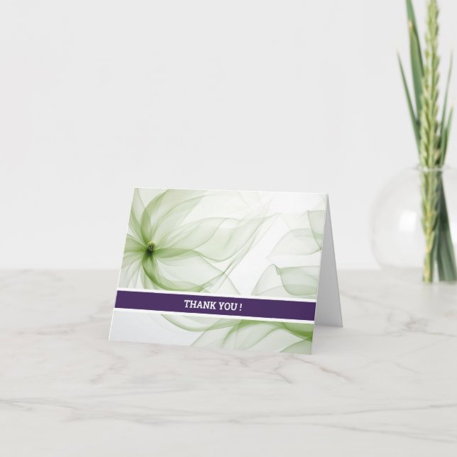 Personalised Thank You Card  (Front)