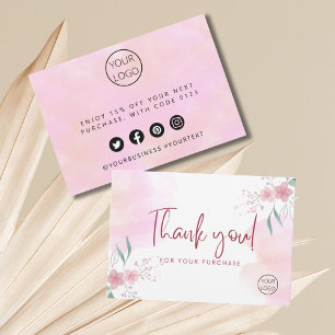 Personalised Thank You Cards Professional