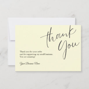 Personalised Thank You Cards Professional