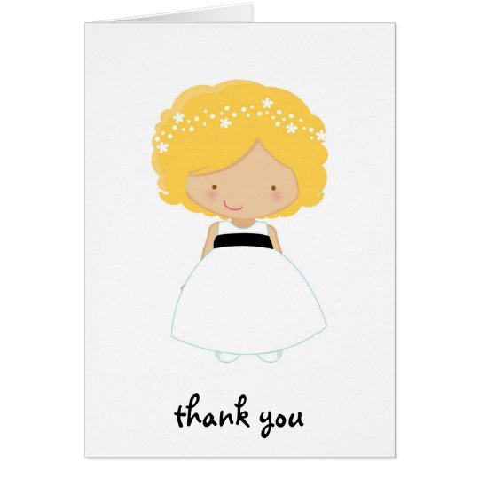 Personalised Thank You For Being Our Flower Girl Card