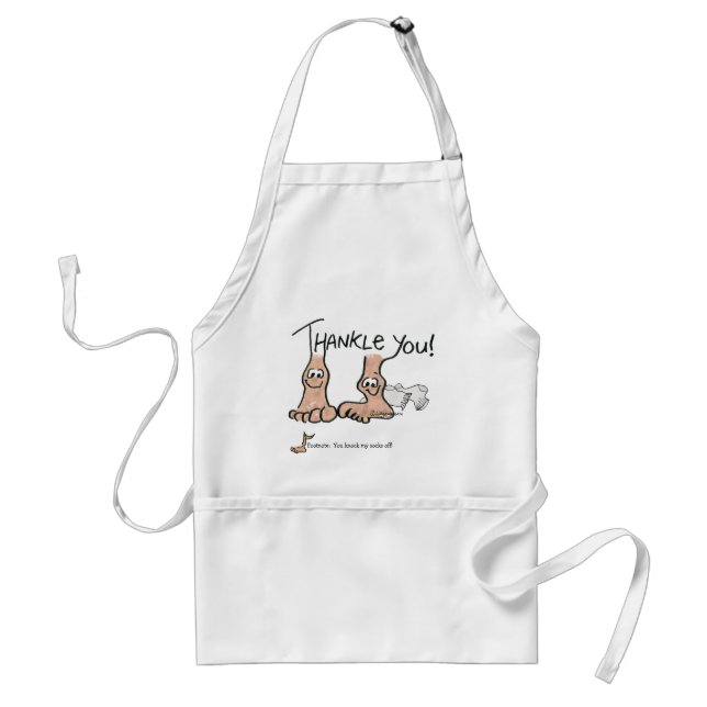 Personalised Thank You Gift Standard Apron (Front)