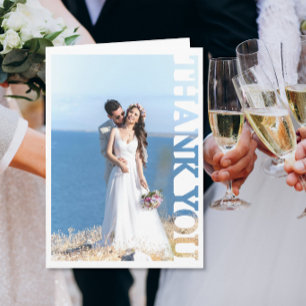 Personalised Thank You Photo Frame Card
