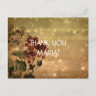 Personalised Thank You Postcard