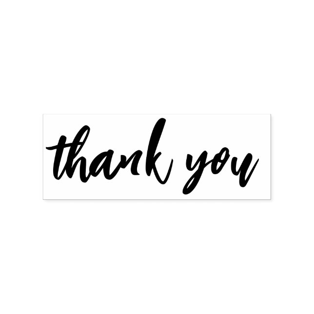 Personalised Thank You  Rubber Stamp (Imprint)