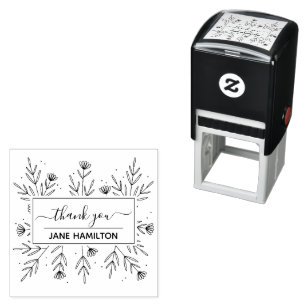 Personalised Thank You Self-inking Stamp
