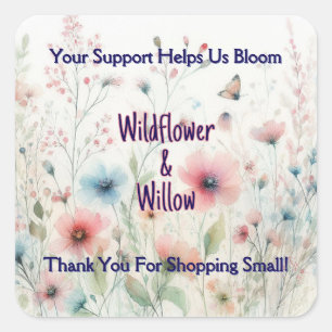 Personalised Thank You Sticker