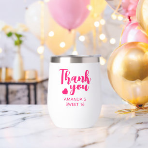 Personalised Thank You Sweet 16 Party Favours