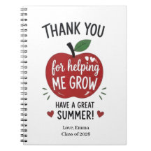Personalised Thank You Teacher Helping Me Grow