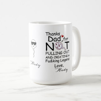 Personalised Thanks for creating a legend from son Coffee Mug