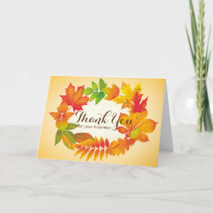 Personalised Thanksgiving Cards - Business Direct