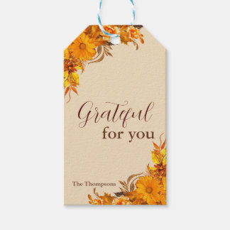 Personalised Thanksgiving Gift Tag