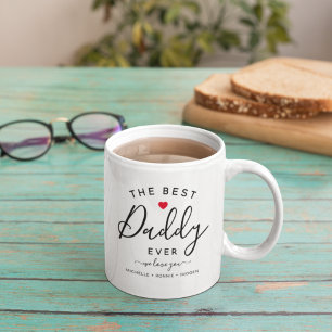 Personalised "The Best Daddy Ever" Cute  Coffee Mug