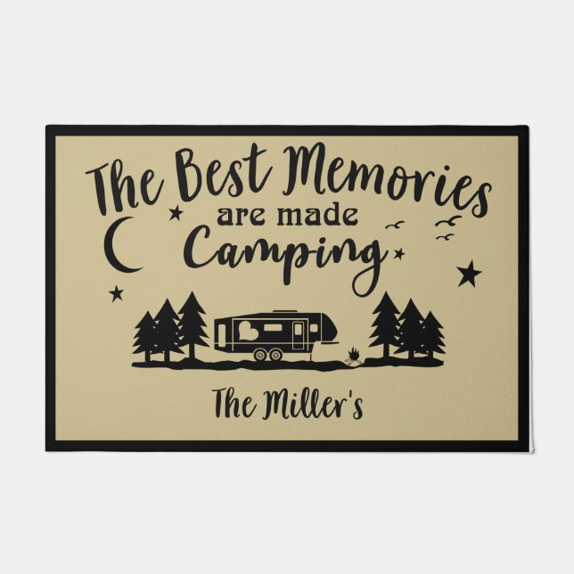 Personalised The Best Memories Mat, Family Gift Doormat (Front)