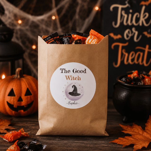 Personalised The Good Witch – Halloween Sticker (Creator Uploaded)