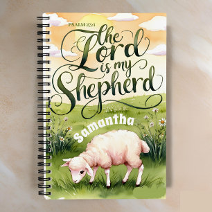 Personalised The Lord is My Shepherd Journal