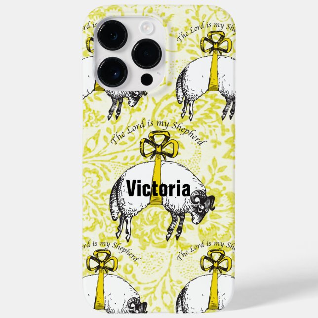 Personalised The LORD is my shepherd Psalm 23 Case-Mate iPhone Case (Back)