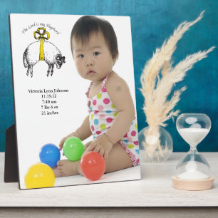 Personalised The LORD is my shepherd Psalm 23 Plaque