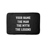 Personalised The man myth legend non slip bath mat