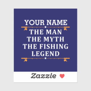 Personalised The Man The Myth The Fishing Legend