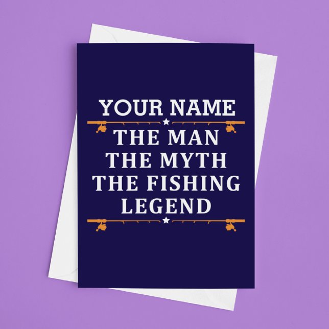 Personalised The Man The Myth The Fishing Legend (Creator Uploaded)