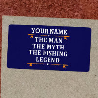 Personalised The Man The Myth The Fishing Legend