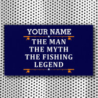 Personalised The Man The Myth The Fishing Legend