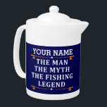 Personalised The Man The Myth The Fishing Legend<br><div class="desc">The personalised fishing design could be use for yourself or it could be a great gift for a fishing lover person. You can add your name or someone else name on the personalised fishing design.</div>